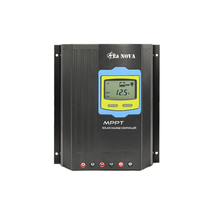 Controlador de carga solar 40A MPPT Regulador solar 12V / 24V Pantalla LCD automática 100V