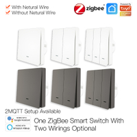 tuya ZigBee pulsador Interruptor de luz 1 2 3 gang
